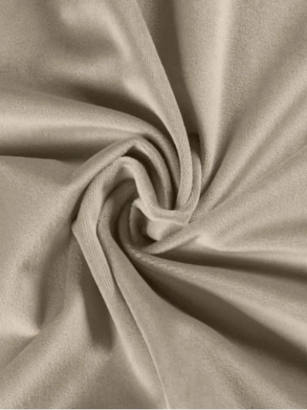 TWOPAGES Birkin Velvet Curtain Pleated Taupe Lined NWT (1) Panels 58Wx120L